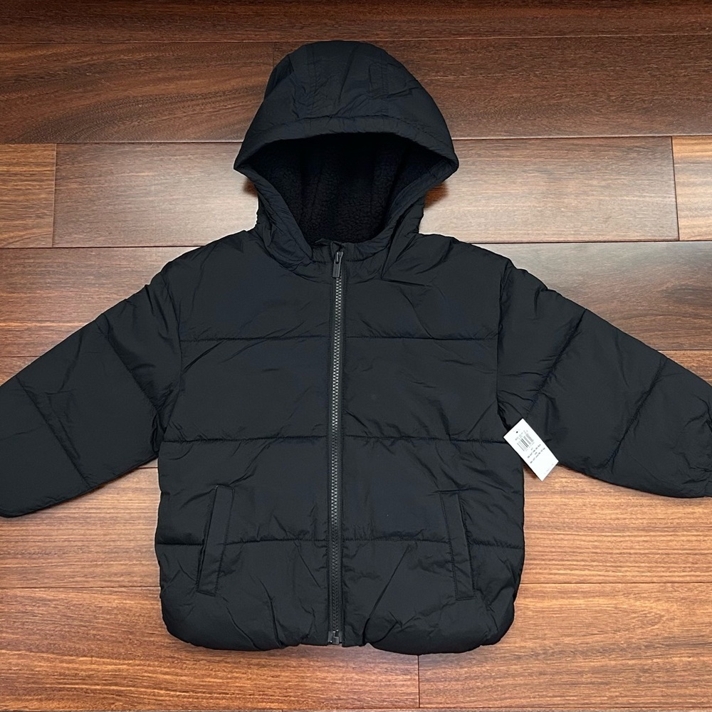 BNWT Old Navy Kids Water-Resistant Black Puffer Jacket
